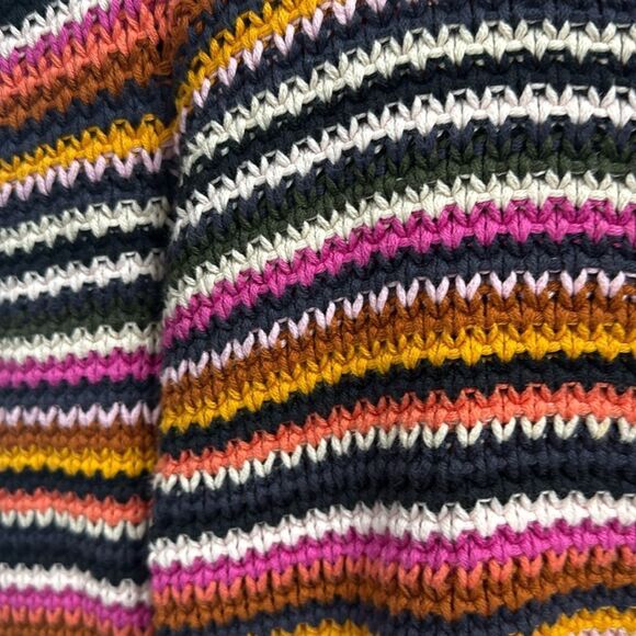 Multicolor Striped Women's Sweater MARIE OLIVER Knitwear - Size Small - Picture 4 of 4